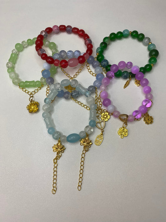 *Limited* Gold Charmed Bracelets