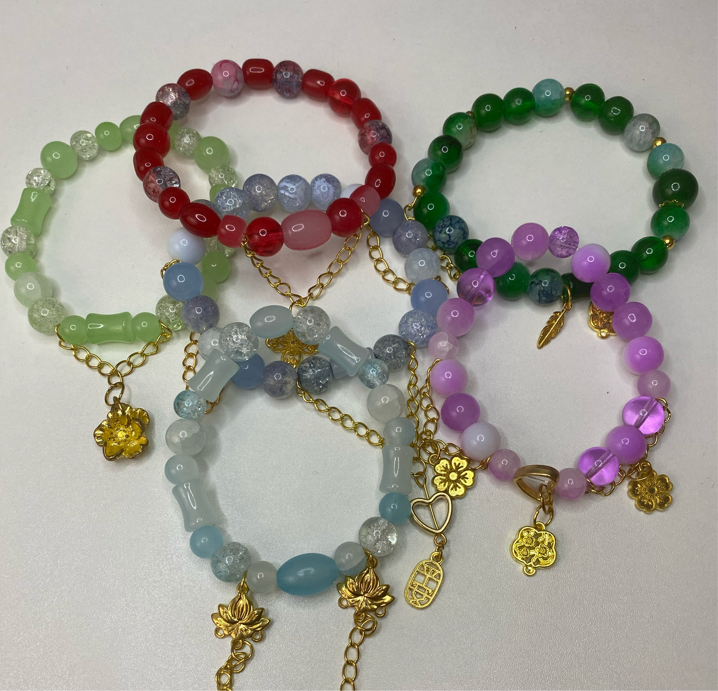 *Limited* Gold Charmed Bracelets